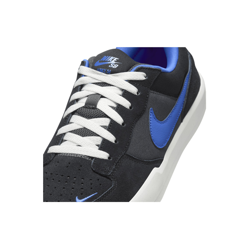 Nike SB Force 58 Black Hyper Royal Blue Anthracite Size 11.5 Mens DV5477 004 NEW - Picture 7 of 8